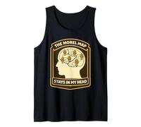 Morel Hunter Humor The Morel Map Stays in My Head Tank Top
