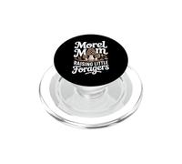 Morel Mom Raising Little Foragers Mushroom PopSockets PopGrip for MagSafe