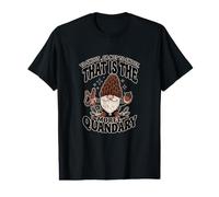 Morel Quandary: The Mushroom Gnome's Dilemma Value Graphic T-Shirt