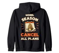 Morel Season Cancel All Plans Morel Hunter Zip Hoodie