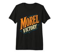 Morel Victory Mushroom Foraging Distressed Retro Humor Premium T-Shirt