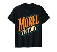 Morel Victory Mushroom Foraging Distressed Retro Humor T-Shirt