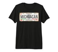 Morelia Michoacán Mexico License Plate Travel Vacation Beach Premium T-Shirt