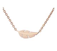 Morella Women's Necklace with Different Pendants in Rose Golden Stainless Steel Delivered in Velvet Bag