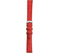 Morellato A01X5203480 Easy Click Collection Unisex Strap Genuine Calfskin Bubbles - Crocodile Print, red, 14mm, strap