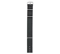 Morellato Band Nastro Nato U3972A74019CR-22 mm - Unisex - Genuine Leather Black 22 mm