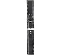 Morellato Biking Techno Leather U3586977891CR-20 mm - Unisex - Genuine Leather Black 20 mm