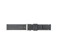 Morellato Easy Click Lugano Unisex Rubber Polyurethane Bracelet A01X5183556, Black, 18mm, Strap