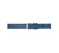 Morellato Easy Click Lugano Unisex Rubber Polyurethane Bracelet A01X5183556, Blue, 18mm, Strap