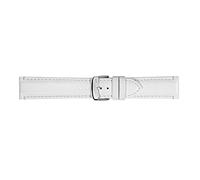Morellato LINEA SPORT Collection Rowing Unisex Genuine Calfskin Leather Strap A01X5274C91, White, 18mm, Strap
