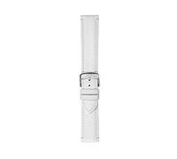 Morellato LINEA SPORT Collection Rowing Unisex Genuine Calfskin Leather Strap A01X5274C91, White, 20mm, Strap