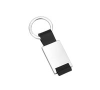 Morellato Men's Key Ring in Steel and Leather, Prestige Collection