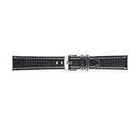 Morellato Men's Watch Strap, Sport Collection, mod. Biking, Made of Genuine Calfskin Leather - Carbon Fiber Effect - A01U3586977