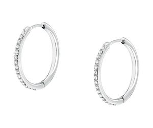MORELLATO SAUP24 Women's Steel Crystal Hoop Earrings for Mom Gift