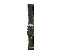 Morellato Unisex Sport Collection Trick Genuine Leather Rubber Effect Strap - Alligator Print - A01X4910B44