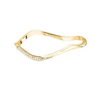 Morellato Women's Bracelet in Steel, Crystals, Wave Bangle, Design Collection