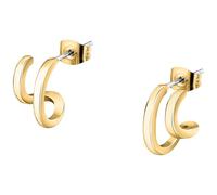 Morellato Women's Earrings in Golden Steel, Creole Collection, Gift Ideas - SAUP17