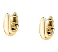 Morellato Women's Earrings in Golden Steel, Creole Collection, Oval Shape - SAUP18