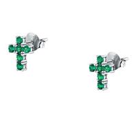 Morellato Women's Earrings in Recycled 925‰ Silver, TESORI Collection, Cross, Gift for Women