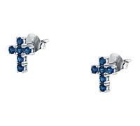 Morellato Women's Earrings in Recycled 925‰ Silver, TESORI Collection, Cross, Gift for Women