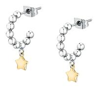 Morellato Women's Earrings in Steel, Pearls, with Star, TALISMANI Collection, Gift for Friend - SAIX28