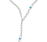 MORELLATO Womens Necklace 1930 SATP15 Stainless Steel Cat Eye Blue