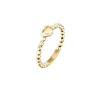 Morellato Women's Ring in Golden Steel with Heart, TALISMANI Collection, Gift for Friend