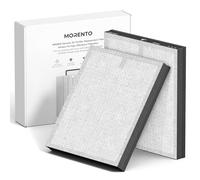 MORENTO Genuine Air Purifier Replacement Filter, True HEPA Filter Compatible with MR5866 for 99.97% Air Pollutants, Odor and Smoke, Enhanced Version Matte White 2 Pack