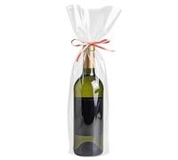 Morepack Cellophane Bags for Wine Bottles 6x18 Inches 100Pcs