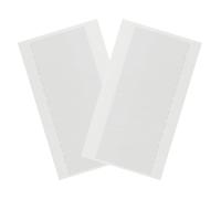 Moresoo Single Sided Clear Tabs for Tape in Hair Extensions 4x0.8 cm 24 Pcs