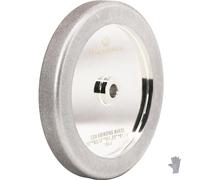 MORESUPERHARD 4 in 1 CBN Grinding Wheel 8" Dia x 1.25" Wide x 5/8" Arbor, 180 Grit for Sharpening Woodturning Tools & High Speed Steel Tools(180 Grit)