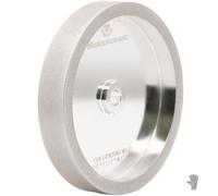 MORESUPERHARD CBN Grinding Wheel 6 inch 320 Grit,1/2" Bore,1" Wide,for All Kinds of 6 inch Bench Grinders,for Sharpening High Speed Steel Tools WoodTurining Tools(320 Grit)