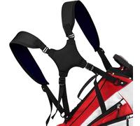 MORETATA Golf Bag Strap, Waterproof Adjustable Golf Bag Shoulder Straps Replacement, Universal Golf Carrying Bag Strap(Black)