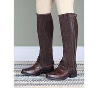 Moretta Child Suede Half Chaps Brown - Large