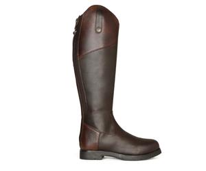 Moretta Child Ventura Riding Boots Dark Brown - Size 2/34 Regular