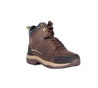 Moretta Childrens/kids Eleonora Xgrip Leather Paddock Boots Brown (2 Uk)