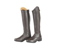 Moretta Childrens/kids Gianna Leather Long Riding Boots Brown (12 Uk Child)