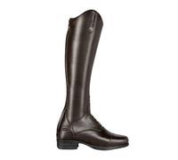 Moretta Childrens/kids Gianna Leather Long Riding Boots Brown (6 Uk Child)