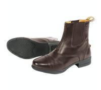 Moretta Childrens/kids Rosetta Leather Paddock Boots Brown (1 Uk)