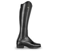 Moretta Gianna Leather Riding Boots - Adults Unisex Horse Riding Boots - Black - Size: Adults 7