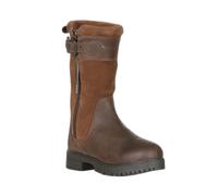 Moretta Savona Leather Country Boots in Brown | Size: 3 Moretta Brown 3