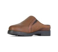 Moretta Shires Ladies Donna Leather Clogs in Brown 5/38, Brown