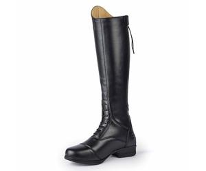 Moretta Shires Luisa Adults Synthetic Riding Boots - Black Adults 4 Slim