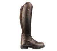 Moretta Ventura Leather Long Riding Boots in Dark Brown | Size: 1 Moretta Dark Brown 1
