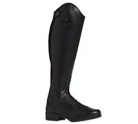 Moretta Women's Albina Leather Long Riding Boots in Black | Size: 4 Moretta Black 4
