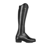 Moretta Women's Gianna Leather Long Riding Boots in Black | Size: 5 Moretta Black 5