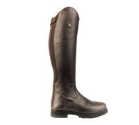 Moretta Women's Ventura Leather Riding Boots in Dark Brown | Size: 4 Moretta Dark Brown 4