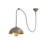 Moretti Luce Circle hanging lamp decentralised antique brass