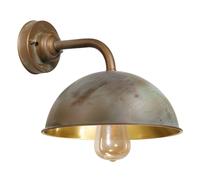 Moretti Luce Circle wall lamp antique/polished brass depth 31cm