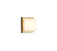 Moretti Luce Ice Cubic 3403 LED wall light, natural brass